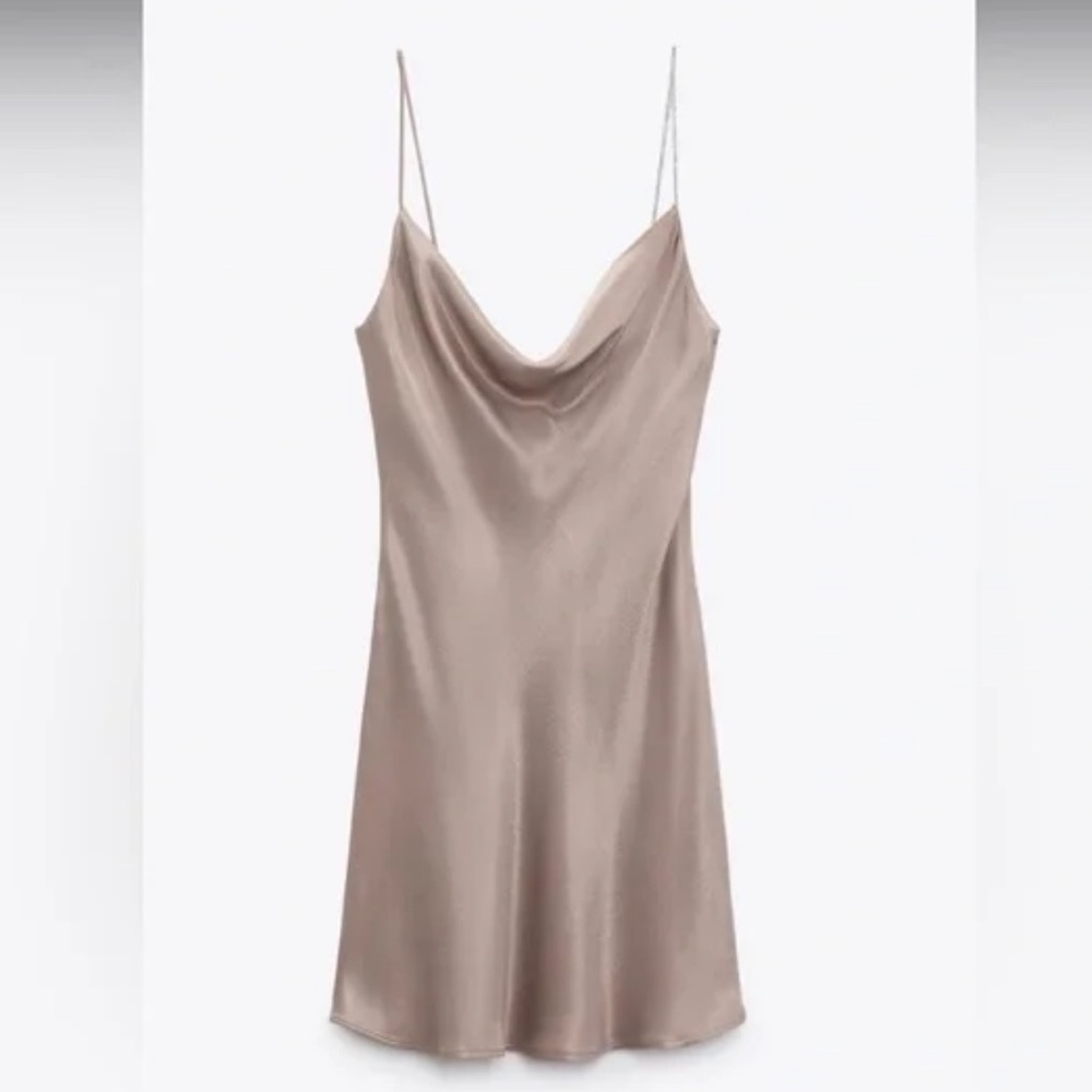 ZARA MINI SLIP DRESS